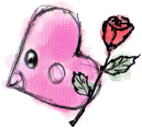 A Luvdisc and a rose